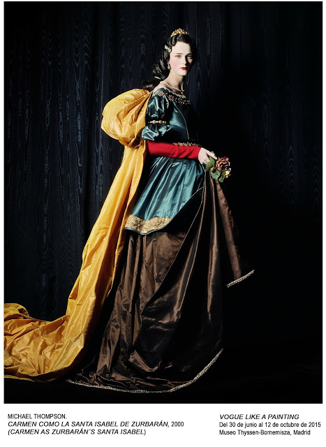 Carmen como la Santa Isabel de Zurbarán, Michael Thompson